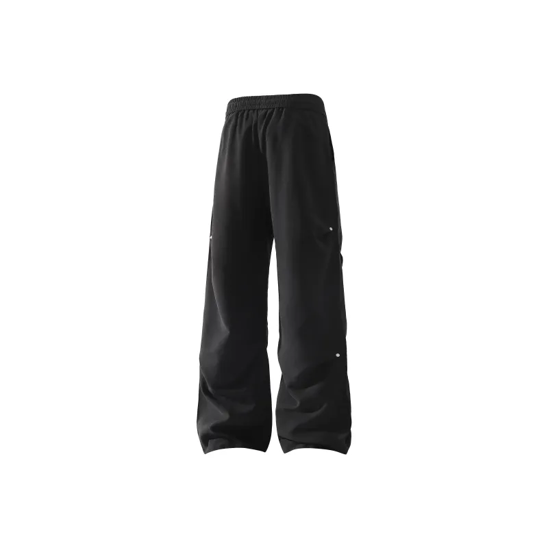 Tre Club Casual Pants Unisex Black-1