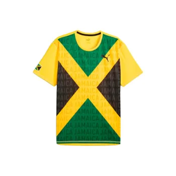 PUMA Flag Tee Men T Shirt Men's Starlight Teeth Jamaica