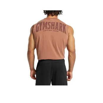 GYMSHARK T-Shirts Men Brown