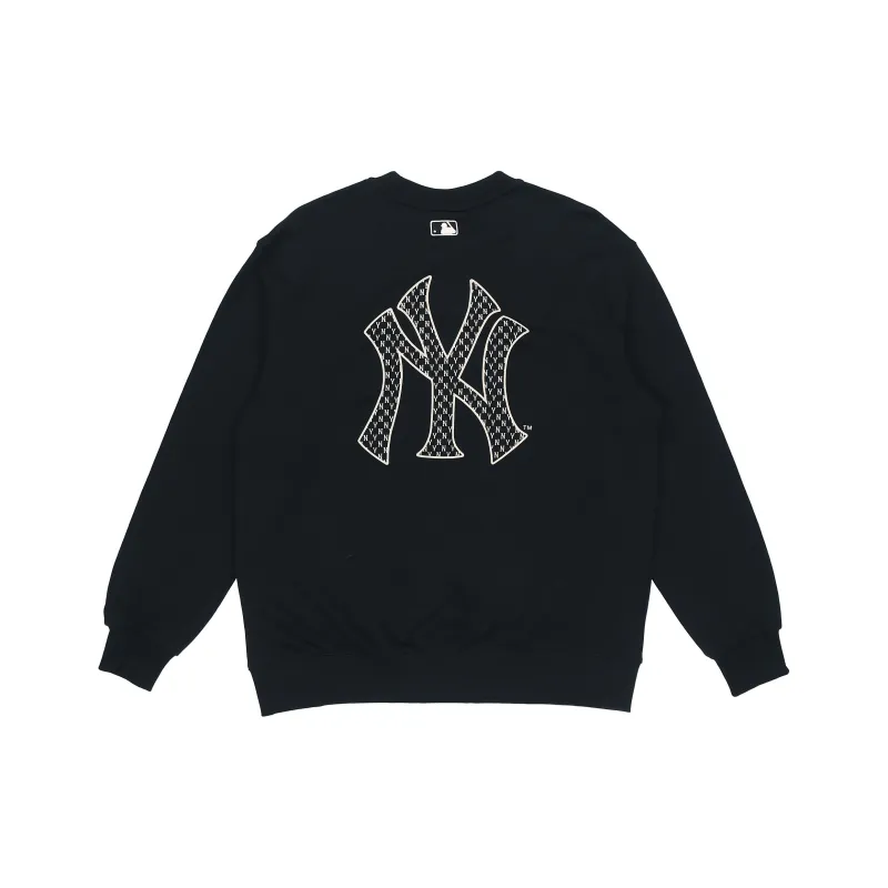 MLB Old Flower Sweatshirts Unisex Black-0