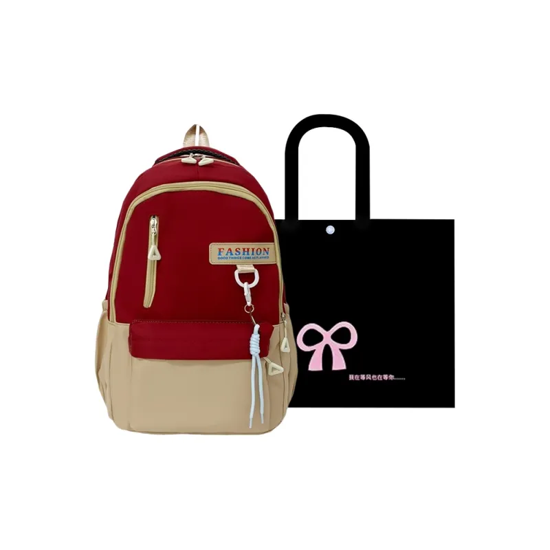 HACIN Composite Cloth Backpack Unisex Multicolor-12