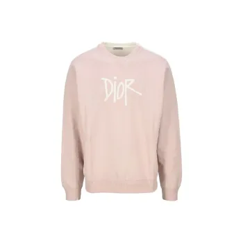 DIOR Quarterly New Products Sweatshirts Men Pink