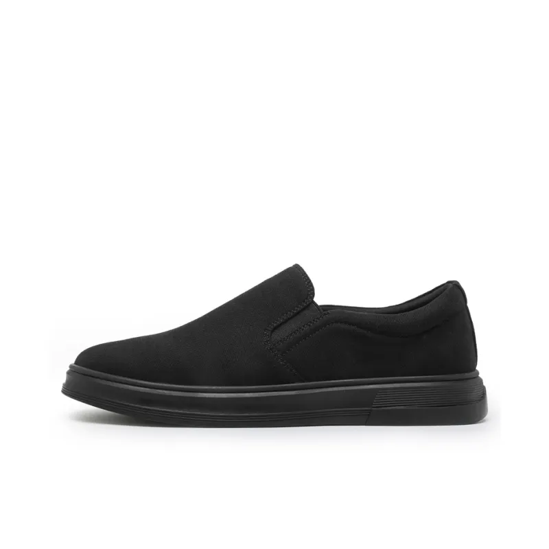 Shu Family Low Top Men's Casual Shoes Men's Black-0
