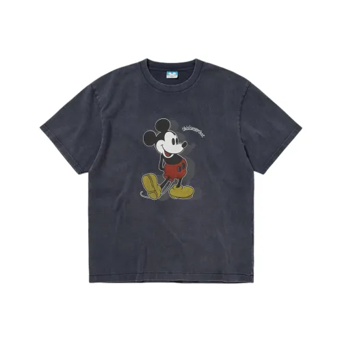 Thisisneverthat Disney/Disney Co branded Model SS25 T Shirt Unisex Marine Blue