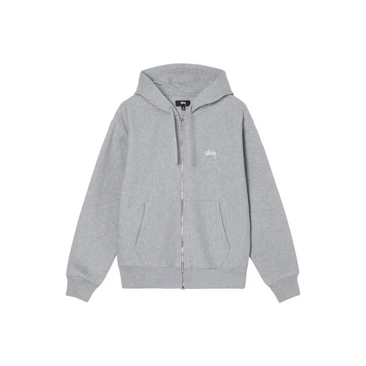 Stussy Stock Logo Zip Hood-4