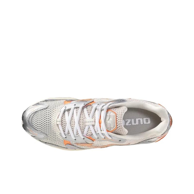 Mizuno Wave Rider 10 Anti Slip Wear Resistant Low Top Casual Running Shoes Men's Silver Orange-2
