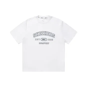 Skechers Yazhuan Series T Shirt Unisex Bright White