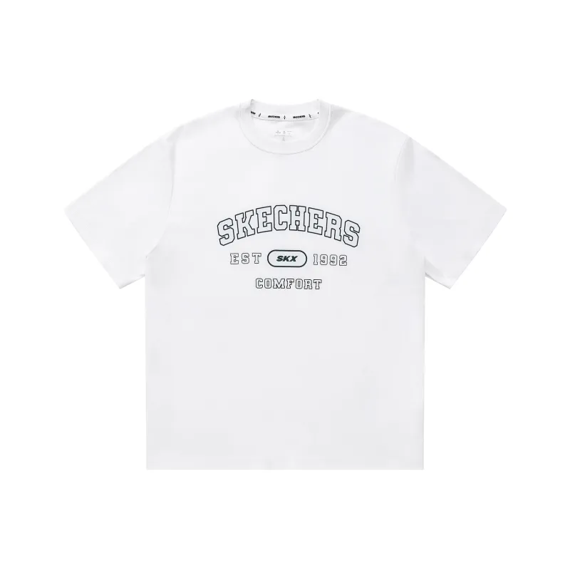 Skechers Yazhuan Series T Shirt Unisex Bright White-0