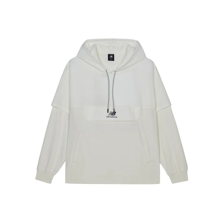 New Balance Casual Sports Breathable Sweatshirts Men White-0