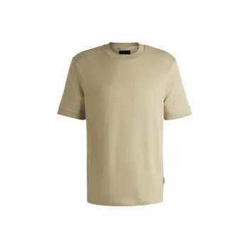 HUGO BOSS Striped Logo tag T shirt