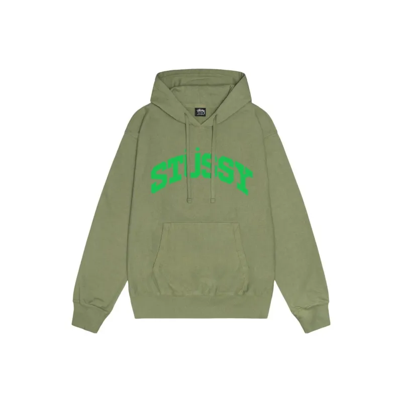 Stussy Block Sport Pigment Dyed Hoodie-2