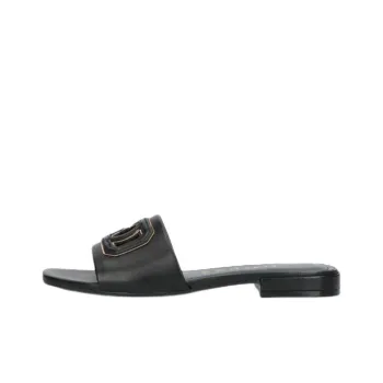 GUESS Rubber Sole Abrasion Resistant Slide Slippers Women's Black