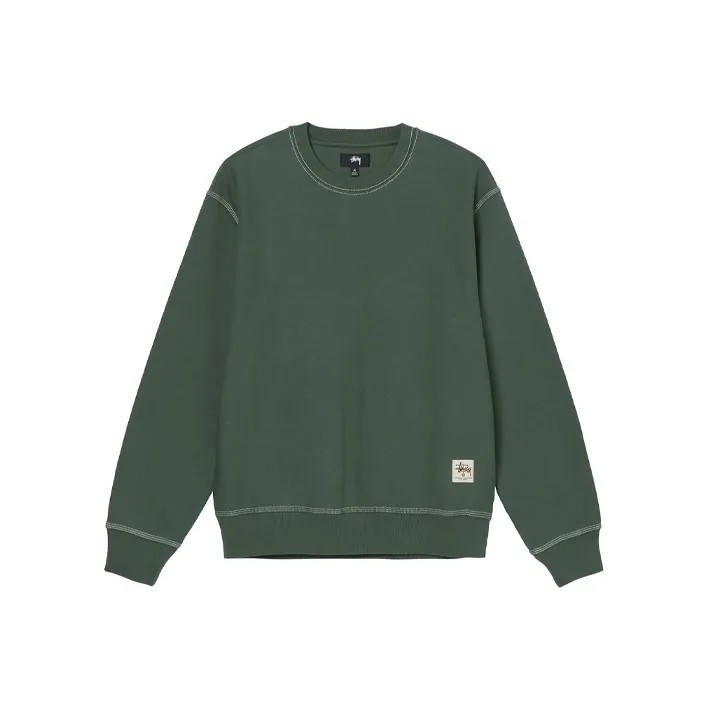 Stussy Contrast Stitch Label Crew-7