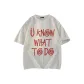 White Heather Gray (Red Text)