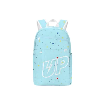 TURN UP Polyester Backpack Regular Unisex Blue