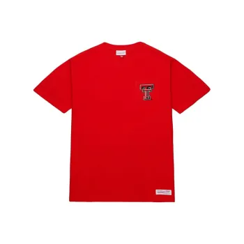 Mitchell & Ness x NCAA Texas Tech Red Raiders Red Premium T Shirt Men's Red