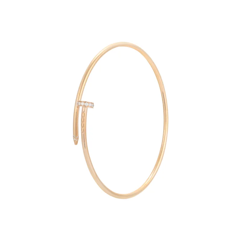 CARTIER 18K Rose Gold Bangles Unisex-1