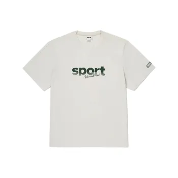 FILA T-Shirts Unisex Light Gray