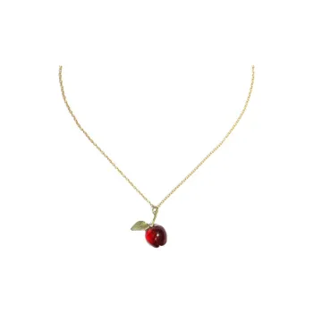Michael Michaud Alloy Necklaces Women's Red