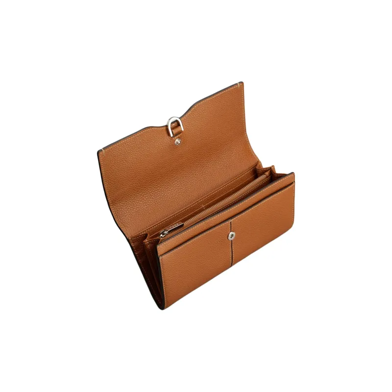 TOD'S Leather Wallet Women's Brown-2