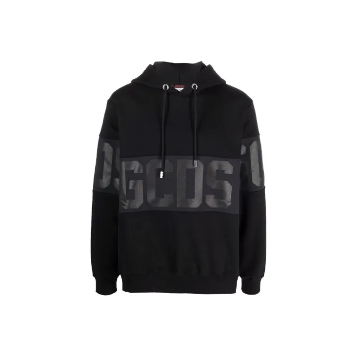 GCDS Logo Print Hoodie-0