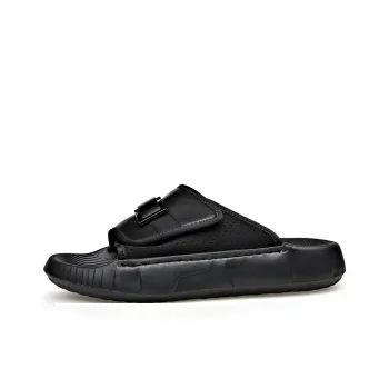 Romon Rubber Sole Slip Resistant Slide Slippers Men's