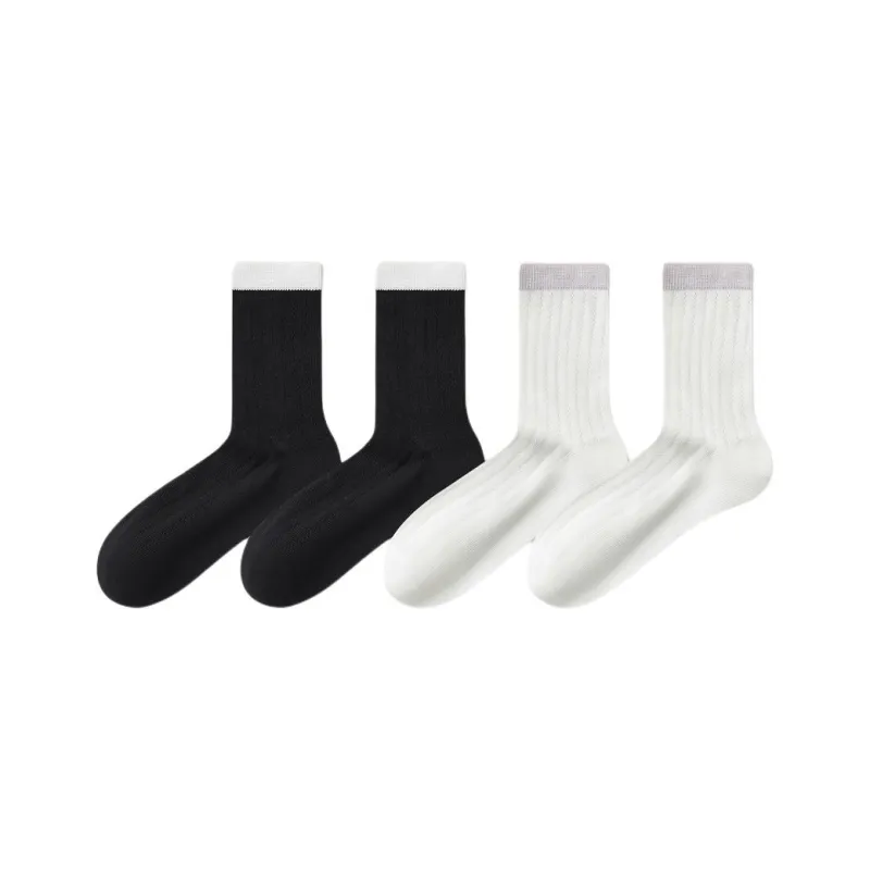Temooues Mid Calf Socks Women's 4 Pack-8