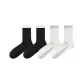 [4 Pack/Mesh Breathable]2 Pack Black+2 Pack White