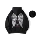 Black Hooded Fleece-Lined