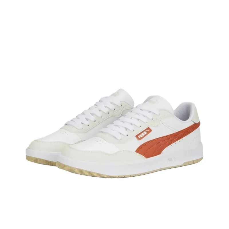 PUMA Court Ultra Anti Slip Wear Resistant Low Top Skateboard Shoes Men's White-1