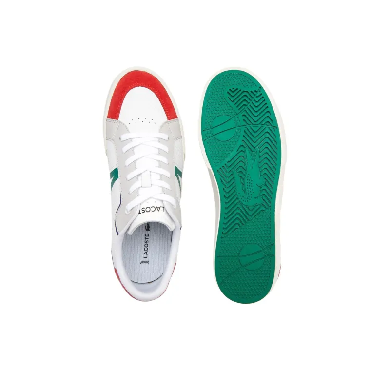 LACOSTE L004 Anti Slip Wear Resistant Low Top Skateboard Shoes Men's White-4