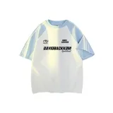 White & Sky Blue Sleeves