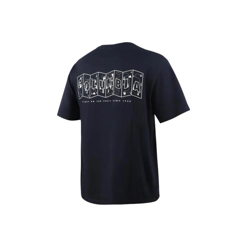 Columbia City Outdoor Collection SS25 T Shirt Men's Marine Blue-1
