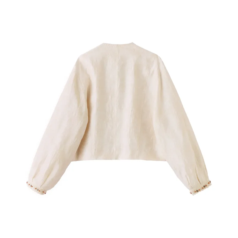 Yi Mengyuan Jacket Women's Beige-1