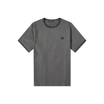 FRED PERRY T Shirt Men's Bronze Gray
