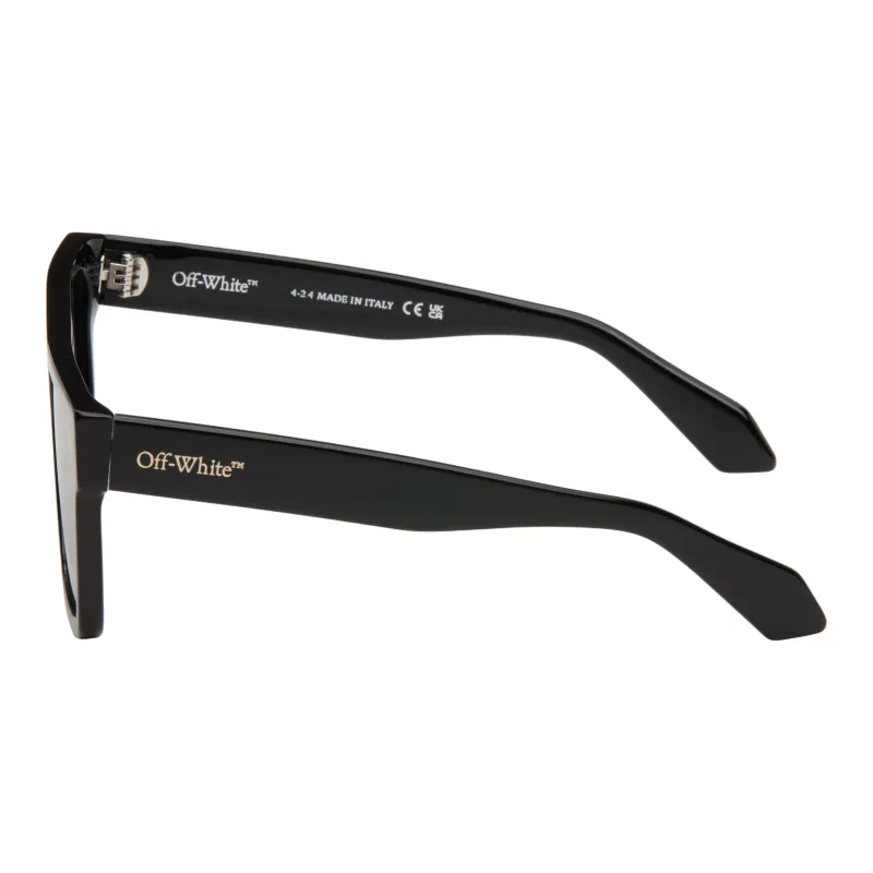 OFF WHITE Acetate Square Sunglasses Men's Black-1