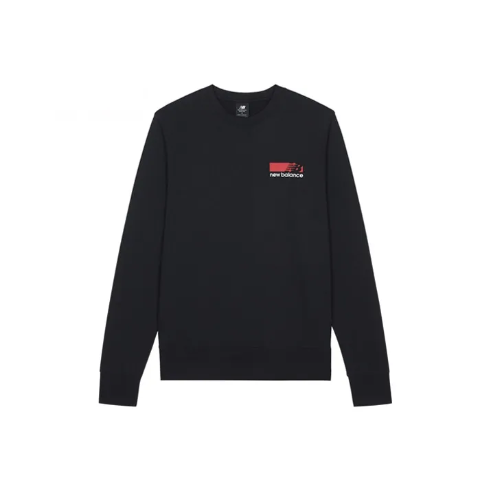 New Balance Sweatshirts Men Black-0