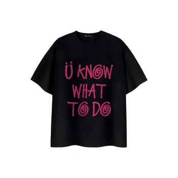 ROBINHOOD T Shirt Unisex Black Pink Text