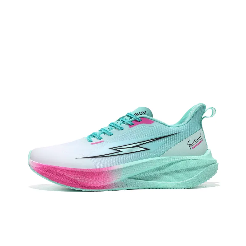 AVJV Cushioning Anti-Slip And Wear-Resistant Low-Top Carbon Plate Training Running Shoes Unisex Sapphire Green-0