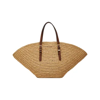 MICHAEL KORS Accessories Tote Bag, Shopping Bag, Handbag Small Size Women's Natural & Brown