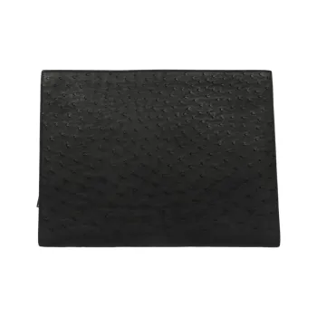 Bottega Veneta Leather Storage Bag Unisex Black