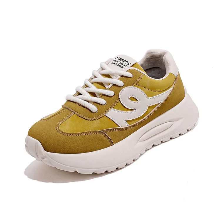 Lin's Travels Slip Resistant And Abrasion Resistant Coverage Low Top Chunky Sneakers Women's-6