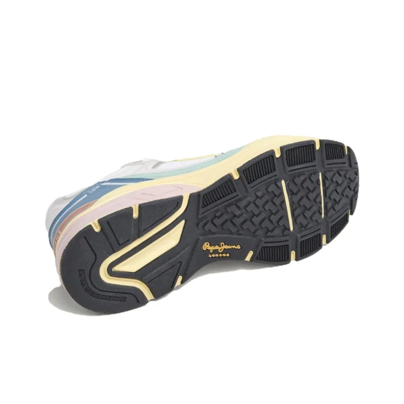 Pepe Jeans Combined Slip Resistant Low Top Casual Shoes Women's White-2