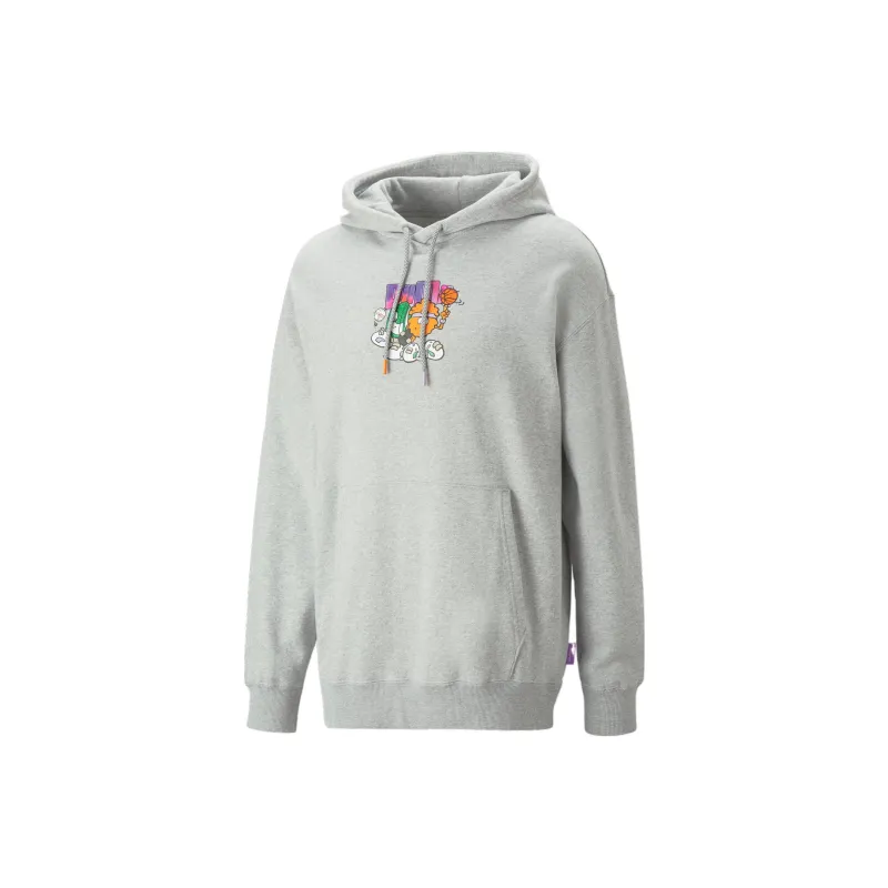 PUMA X 8enjamin Co branded Series Sweatshirts Men Gray-0