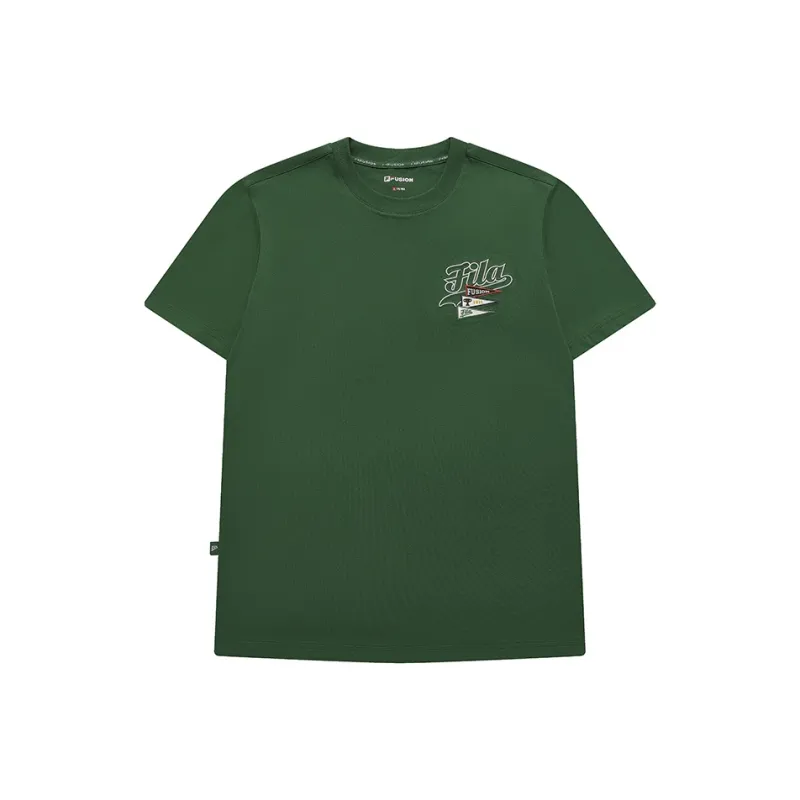 FILA FUSION T Shirts Men Lime Green-0