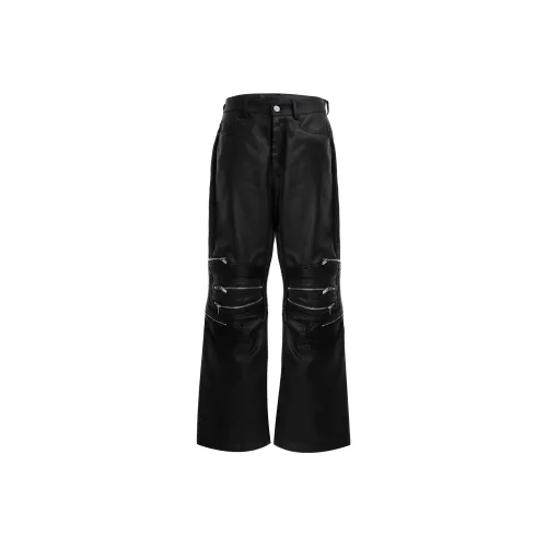 ARGUE Culture X ARGUE Casual Pants Unisex Mianke Black Bottoms