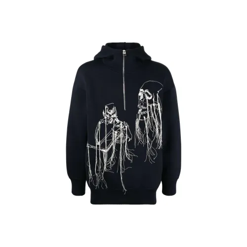 Alexander McQueen Skull shirts Knitted Hoodie