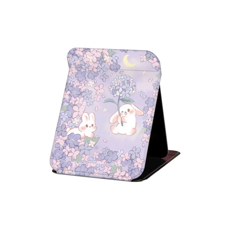 Future Maple Instagram Style Desktop Standable Mini Vanity Table, Portable And Foldable Flap Large Mirror-6