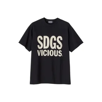 HYSTERIC GLAMOUR x SDGS VICIOUS FW24 T-Shirt Men's Black