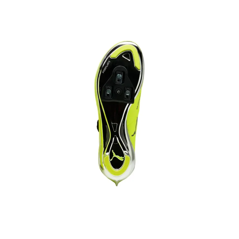 PUMA PWRSPIN Breathable Low Top Cycling Shoes Unisex Yellow-4